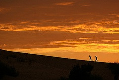 落日熔金,暮云合璧,人在何处? Large